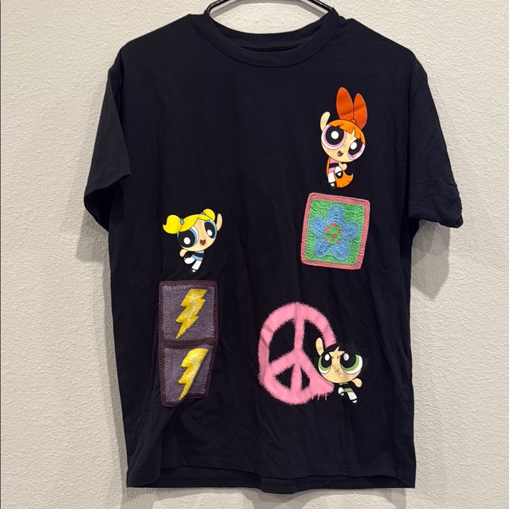 Cartoon Network Black and Orange Short Sleeve Tee